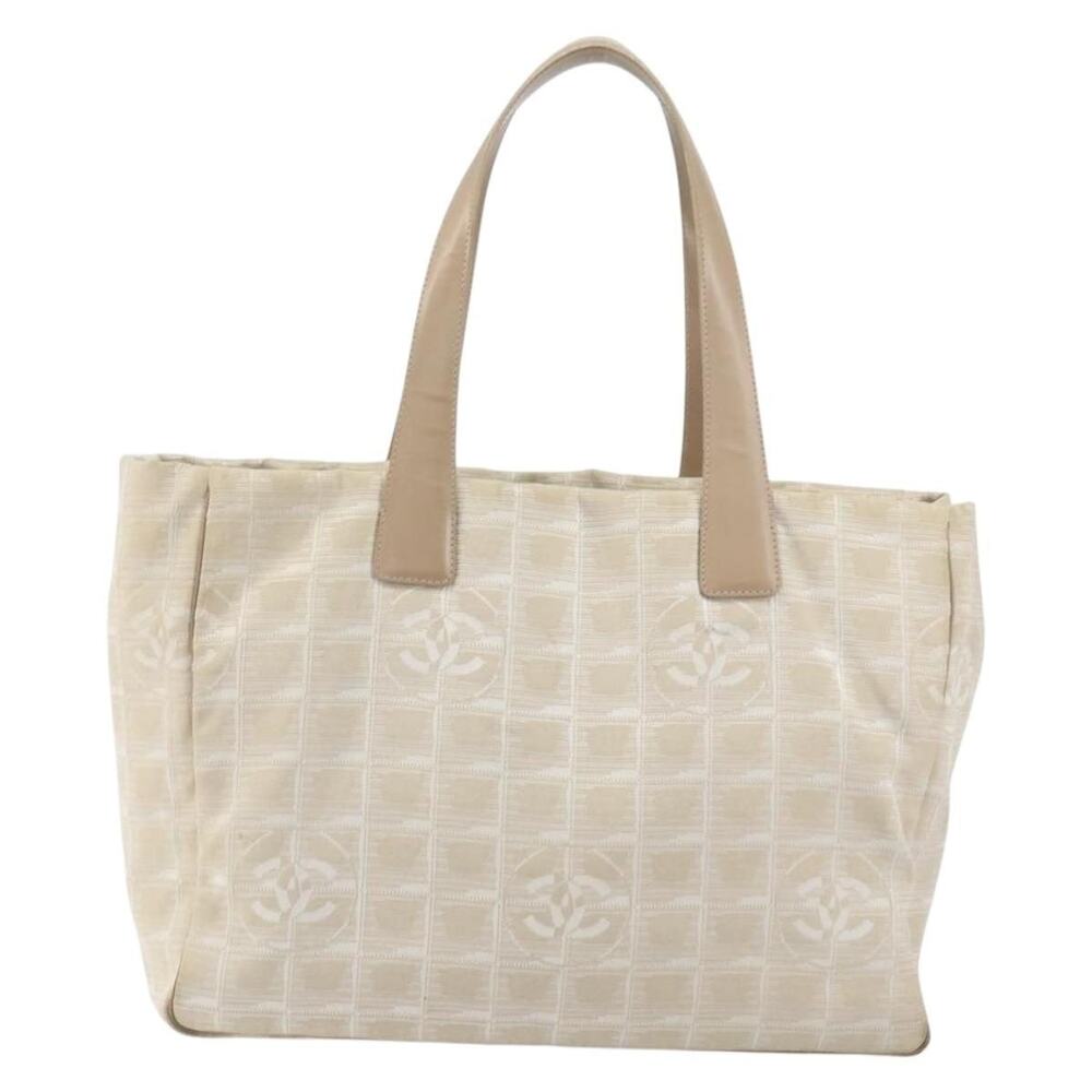 Chanel Nylon New Travel Line Tote Bag Beige